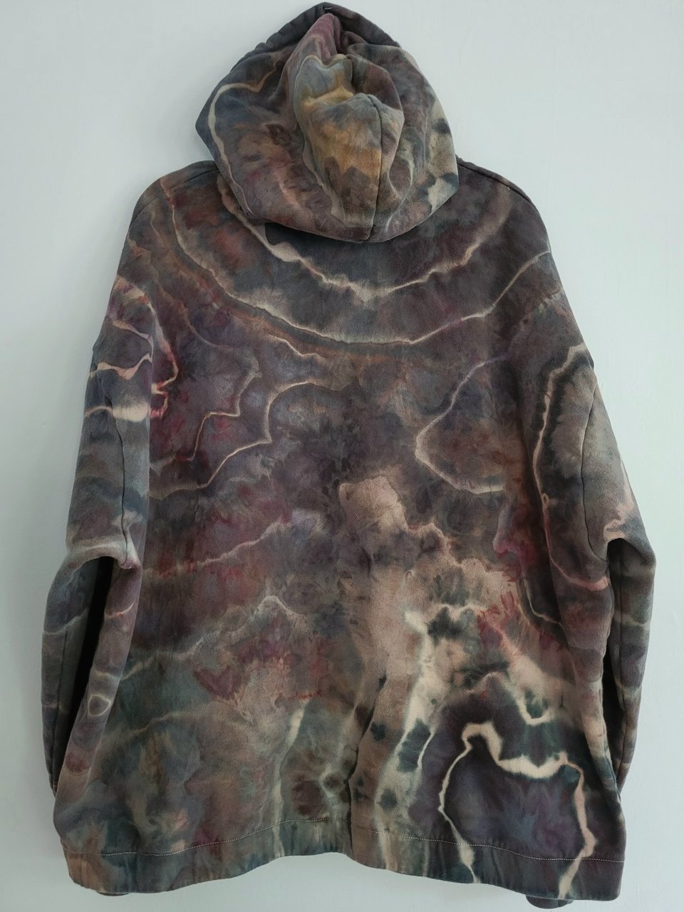 2XL Hoodie & Short Set, Black Rose Geode