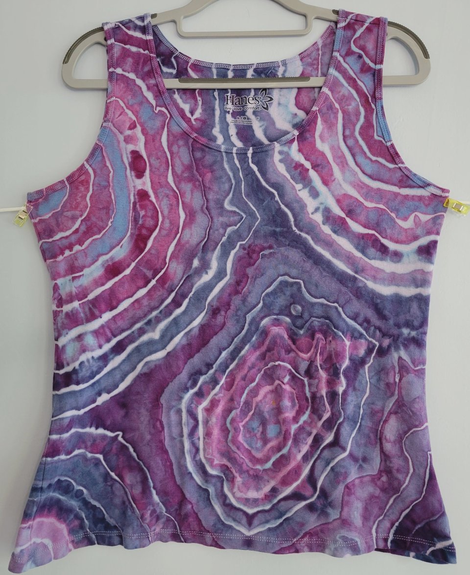 L Tank, Plum Geode