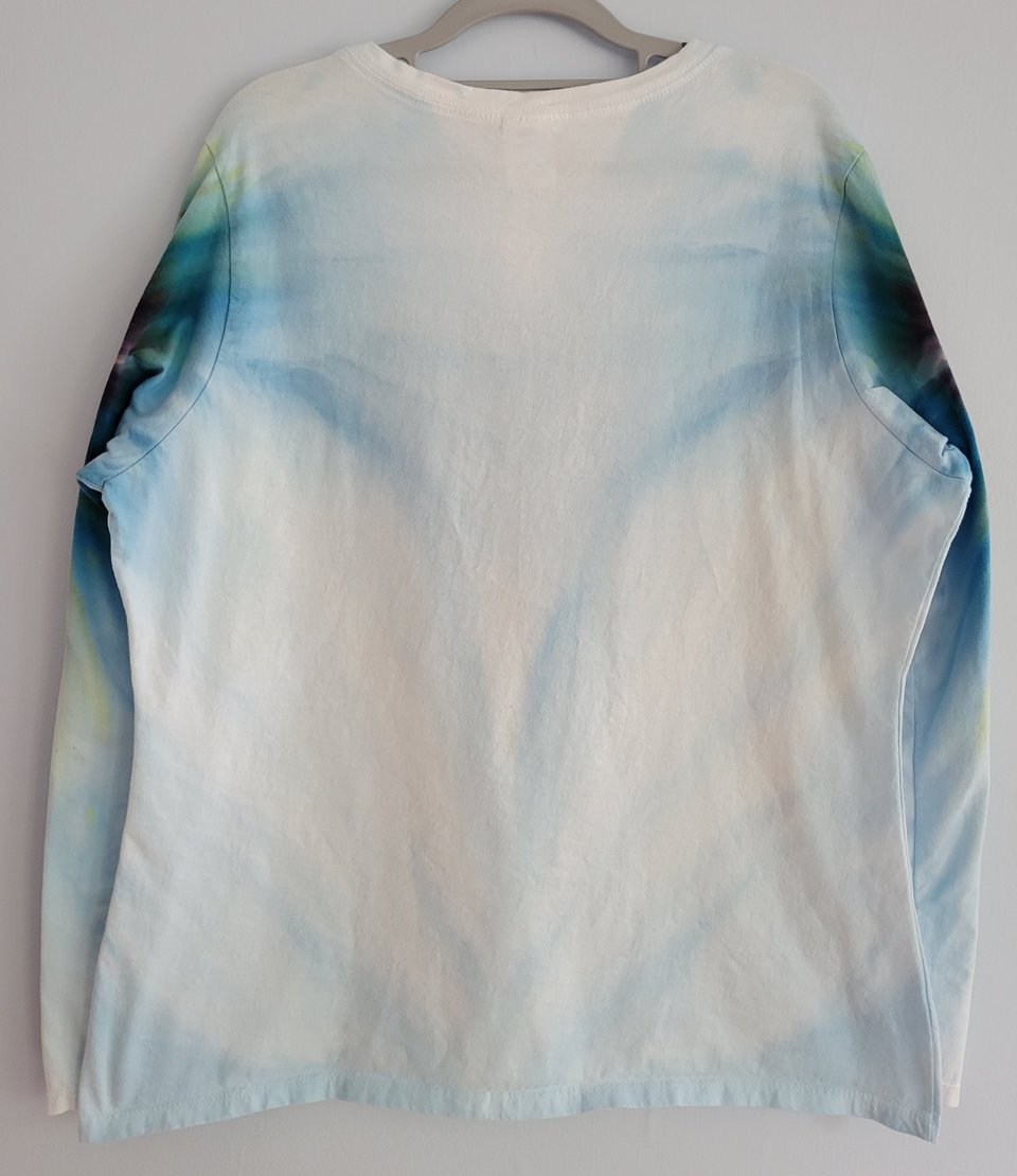 XXL V-neck Long Sleeve T, Hearts