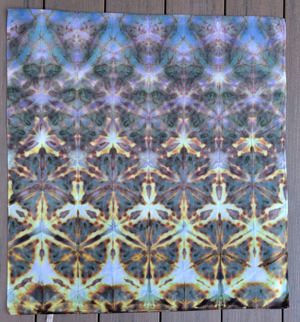 Bandana, Tortoise Shell Shibori