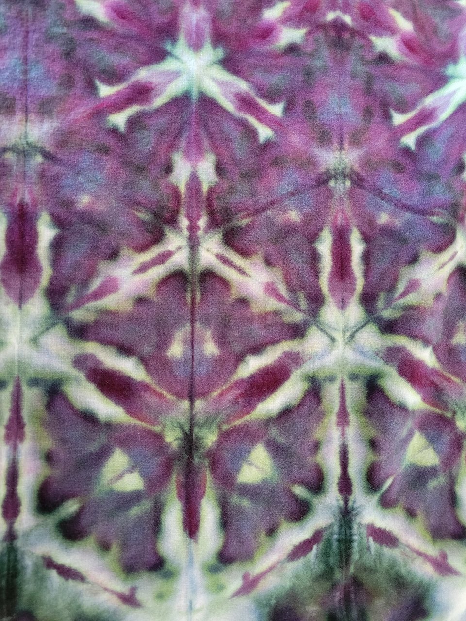 Bandana, Large, Dusty Purple Shibori
