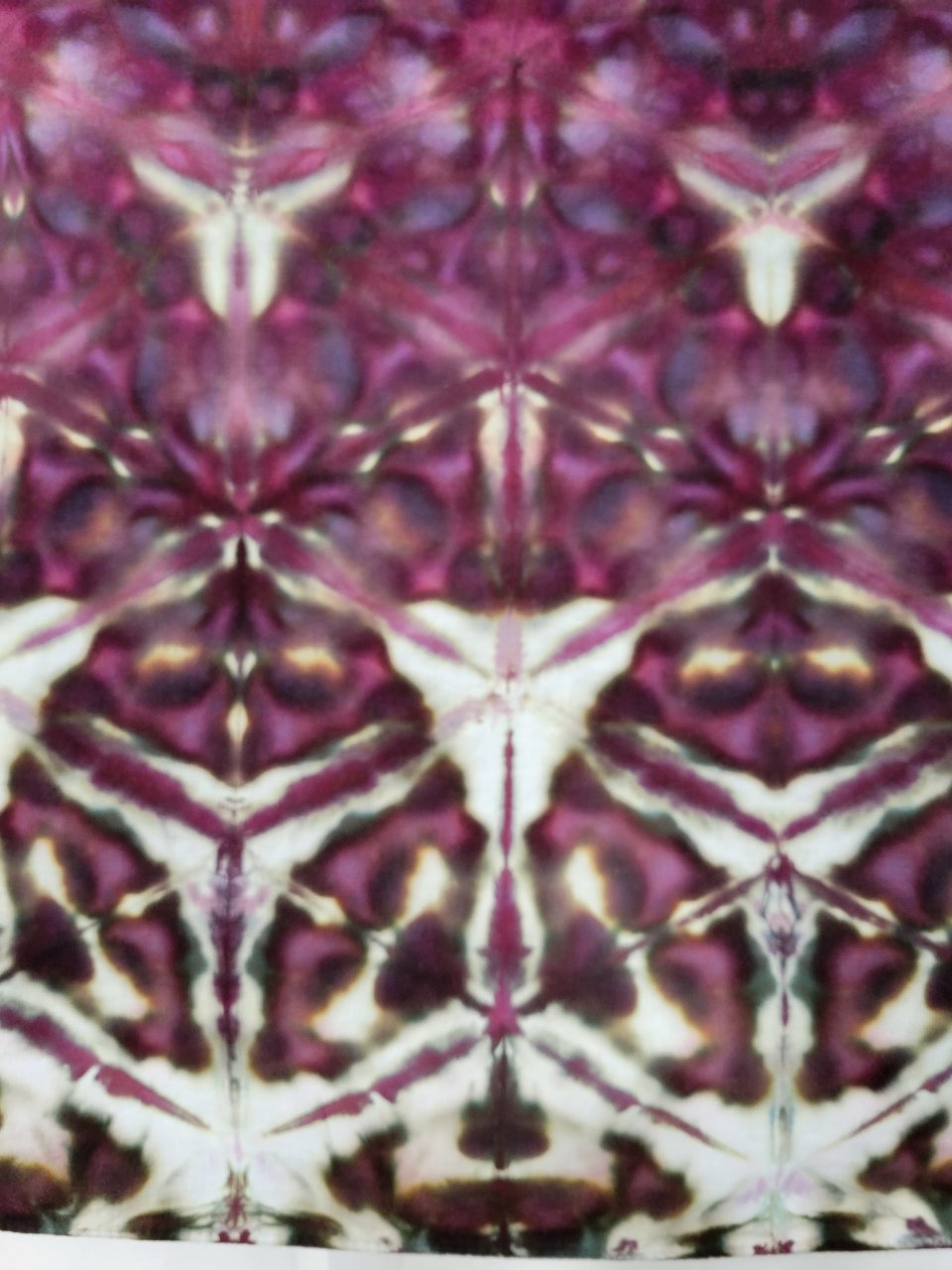 Bandana, Black Cherry Shibori