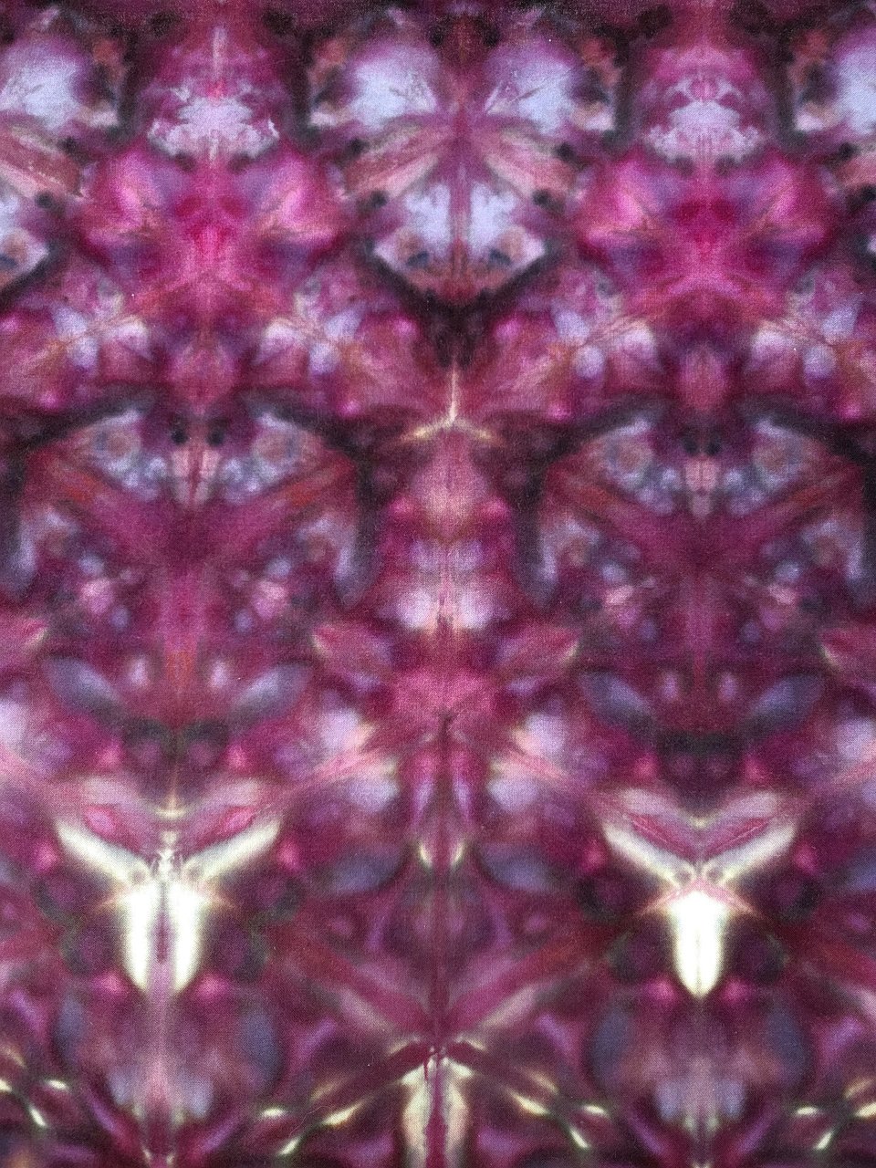 Bandana, Black Cherry Shibori