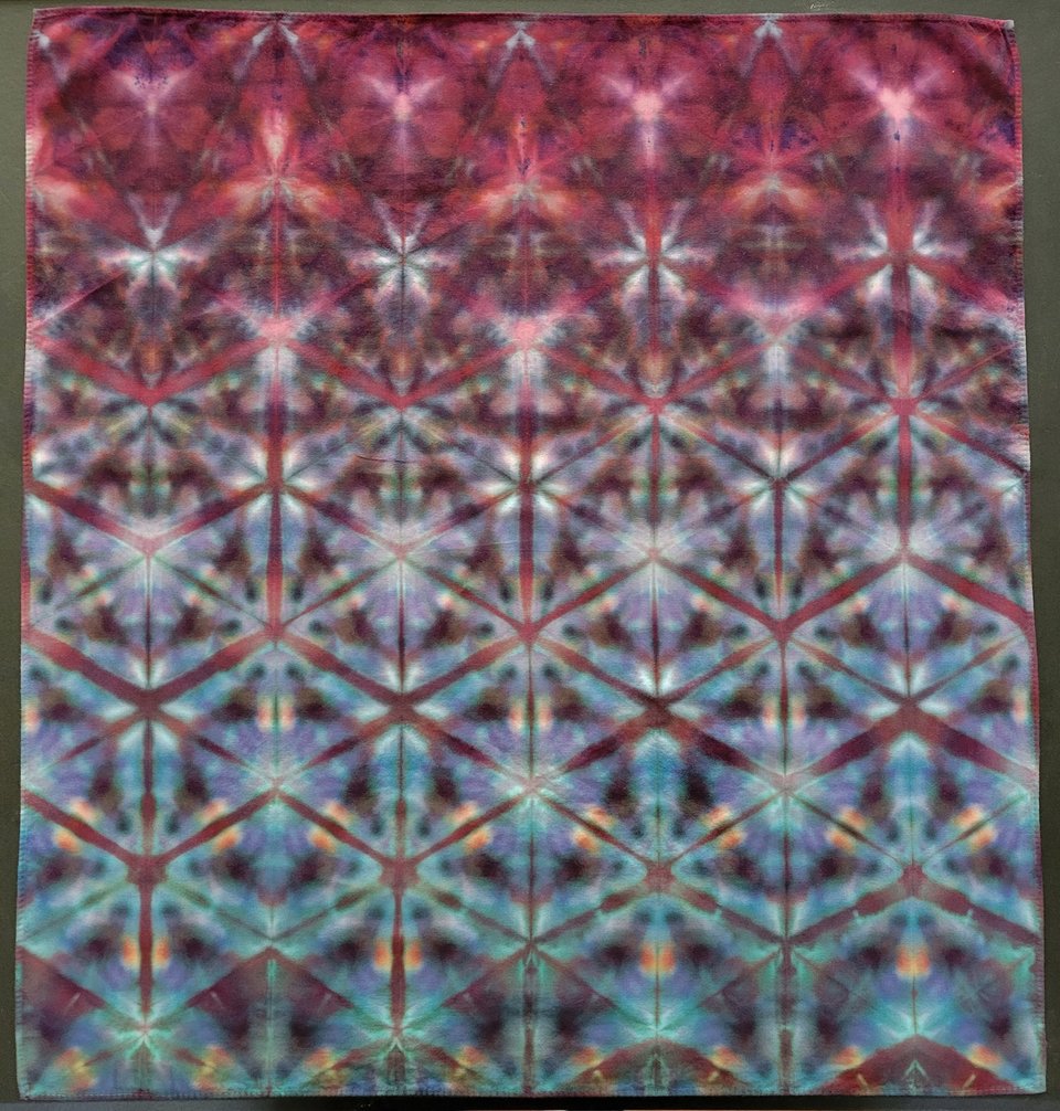 Bandana, Large, Strawberry Skies