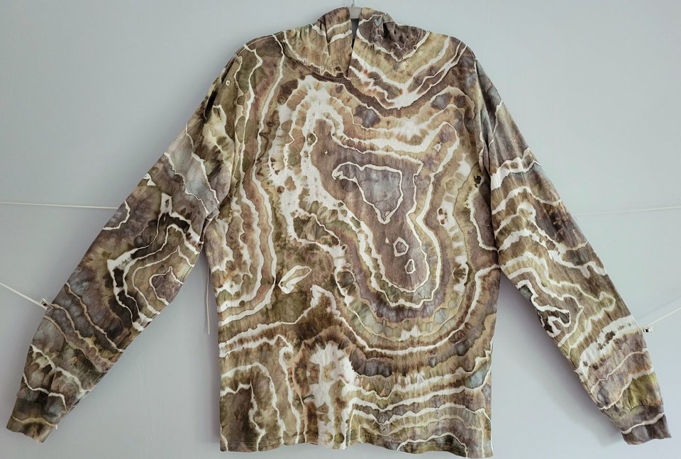 L Hoodie T-shirt, Bracken Geode