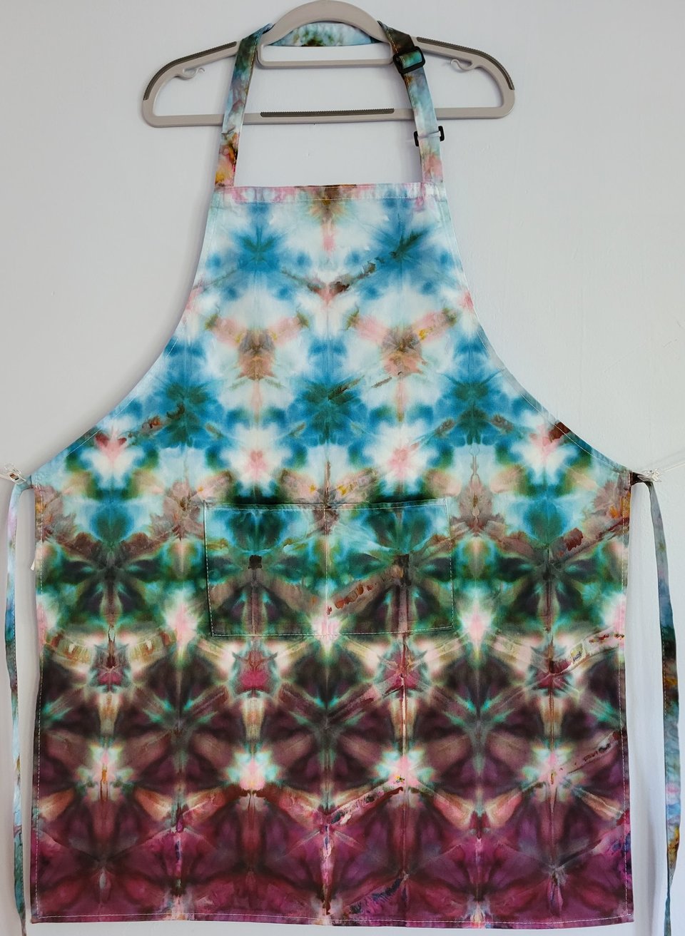 Apron, Stormy Sky Shibori