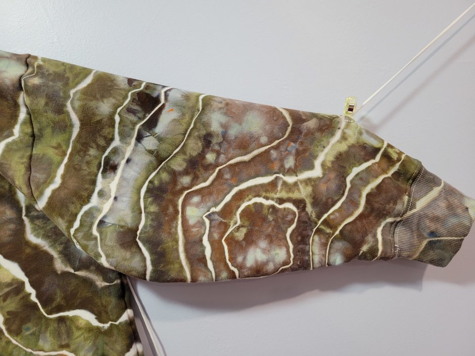 XXL Bamboo Viscose Hoodie, Bracken Geode