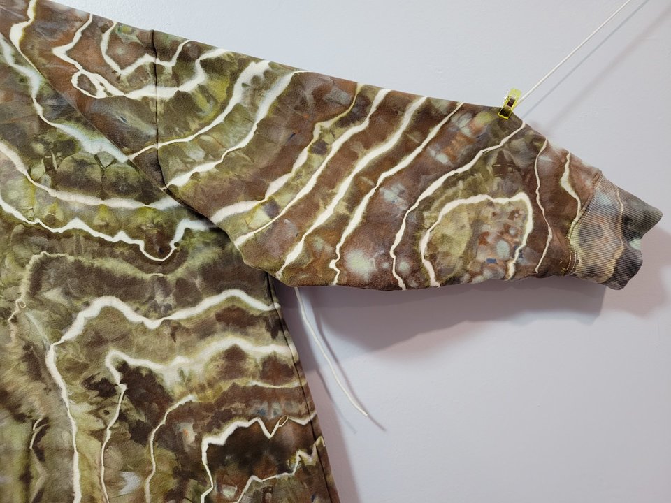 XXL Bamboo Viscose Hoodie, Bracken Geode