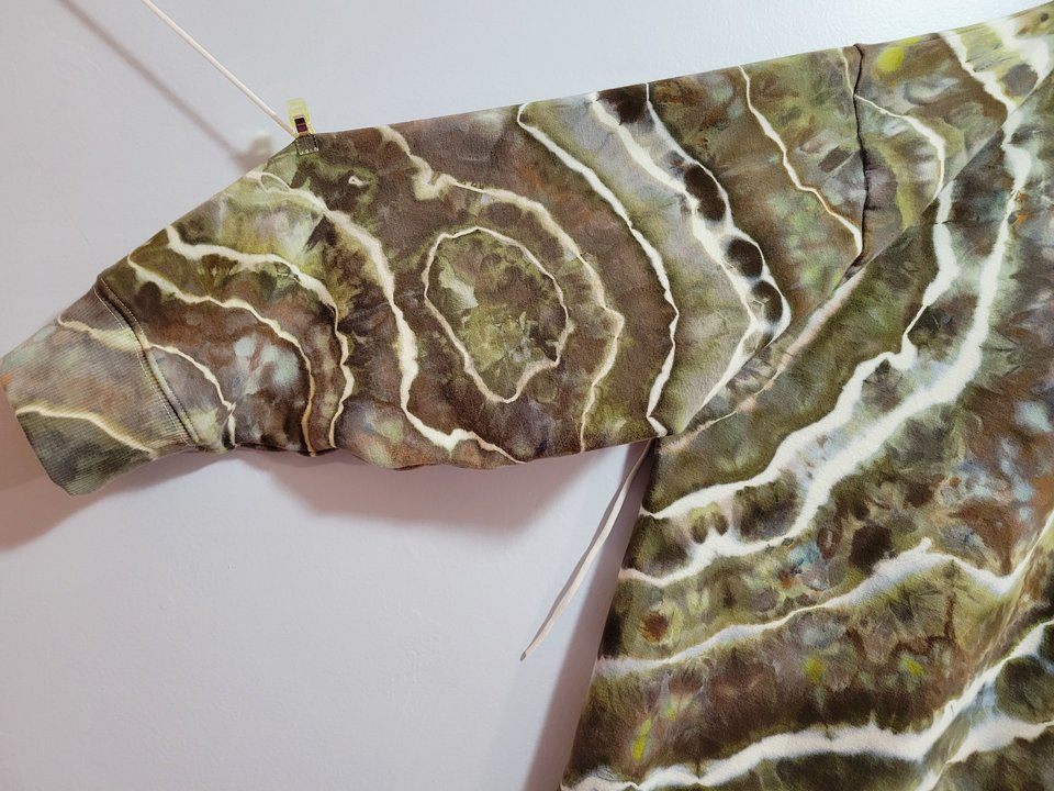 XXL Bamboo Viscose Hoodie, Bracken Geode