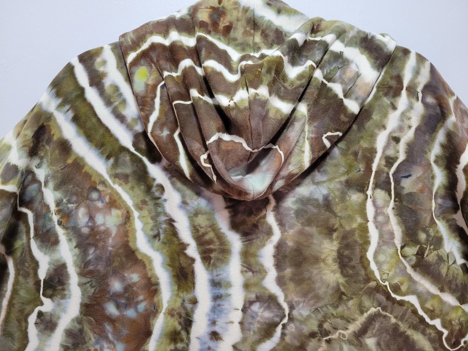 XXL Bamboo Viscose Hoodie, Bracken Geode