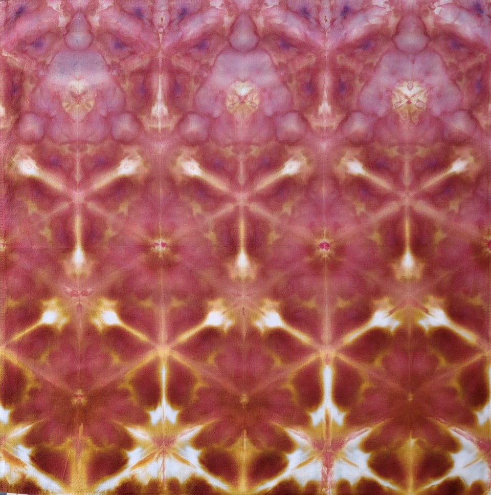 Bandana, Medium, Owlbear Shibori 