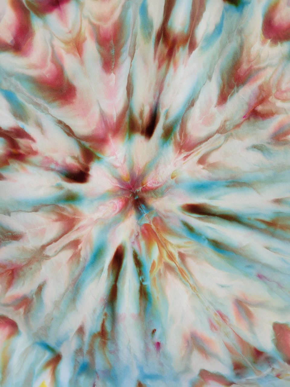 Scarf, Rayon, Stormy Shibori Explosion