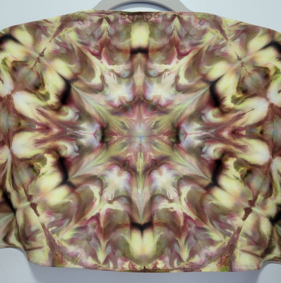 Scarf, Bamboo Rayon, Caffeine Buzz Shibori Explosion