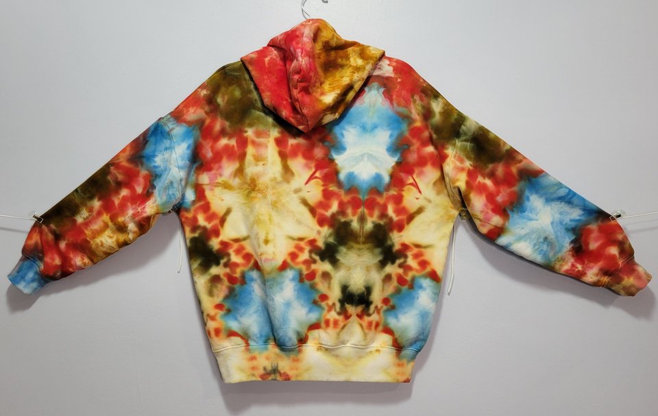 M Bamboo Hoodie, Shibori