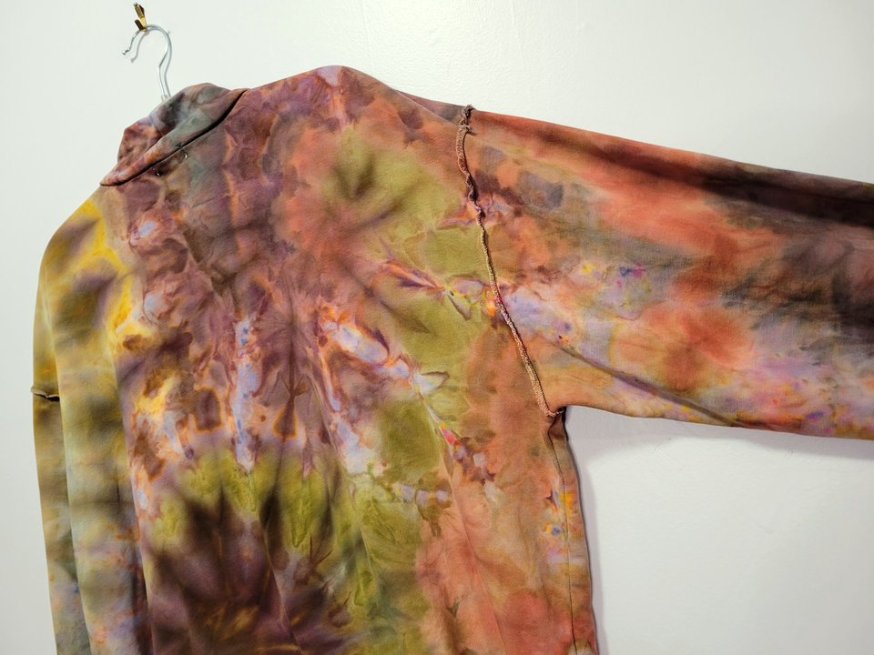 XL Mock Neck French Terry, Fall Vortex