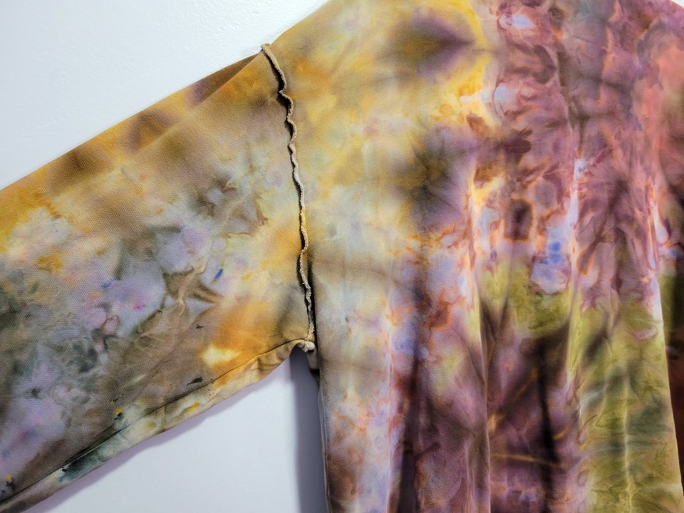 XL Mock Neck French Terry, Fall Vortex