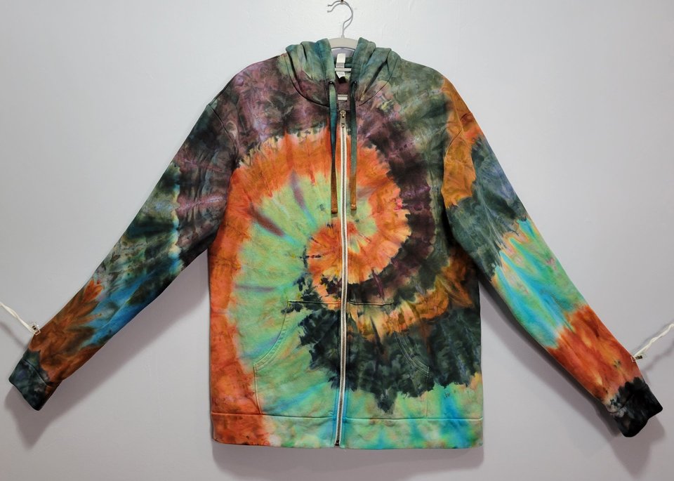 XL Zip-Up Hoodie, Industrial Decay