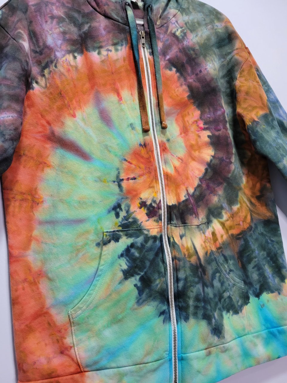XL Zip-Up Hoodie, Industrial Decay