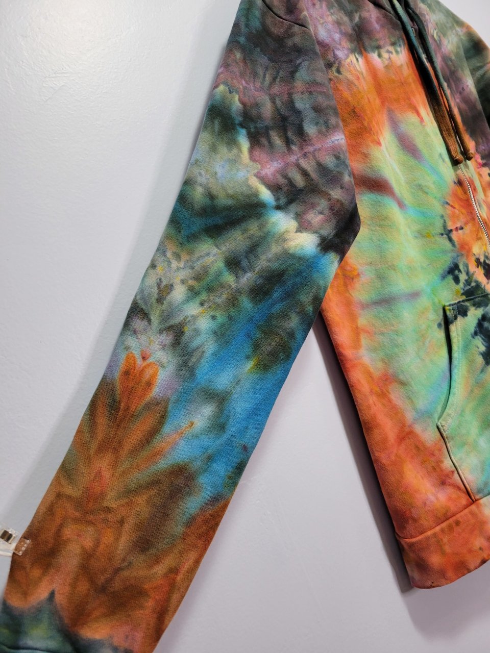 XL Zip-Up Hoodie, Industrial Decay