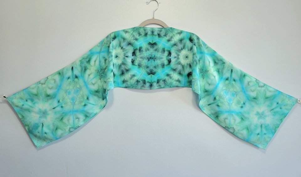 Scarf, Bamboo, Fractured Sea Glass