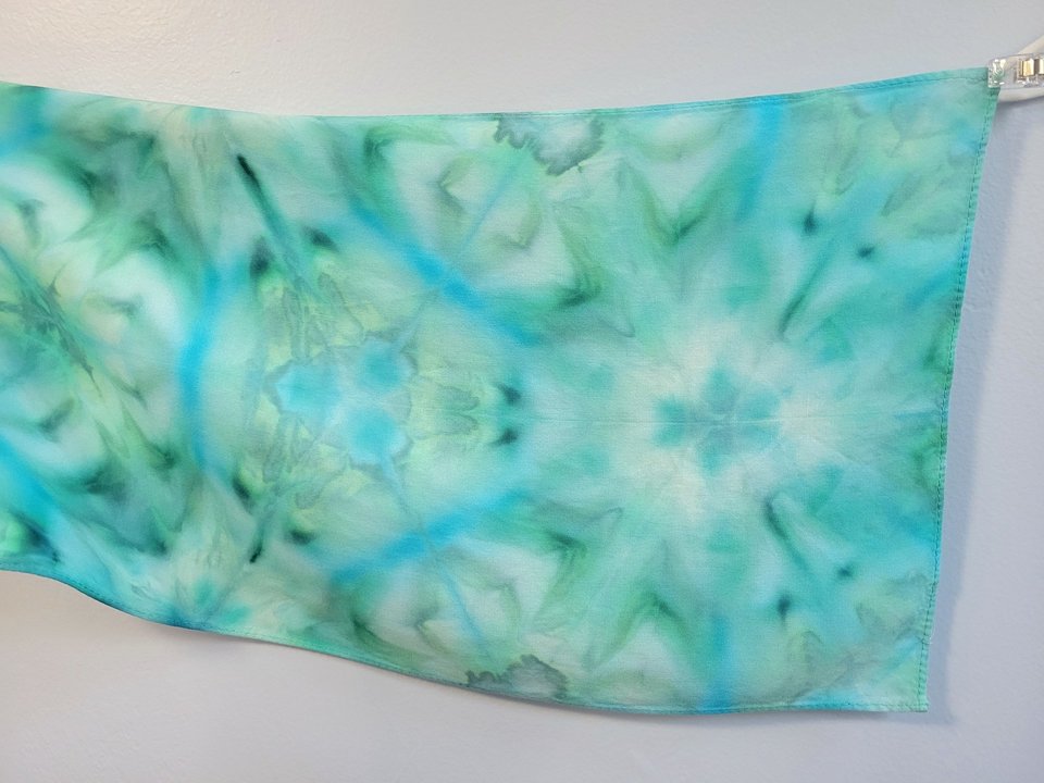Scarf, Bamboo, Fractured Sea Glass