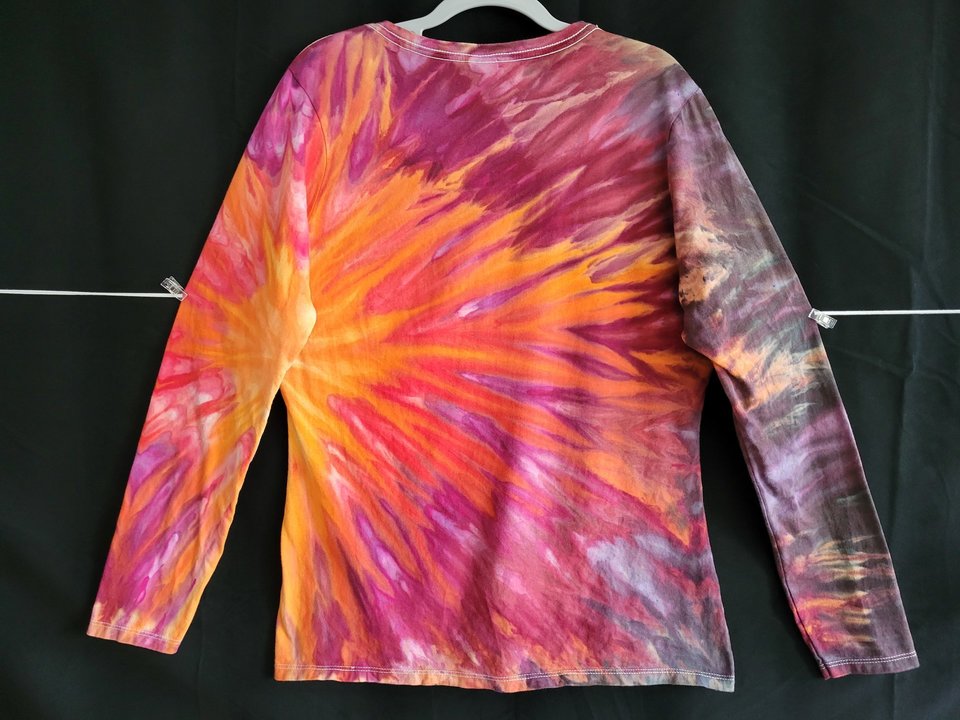 L V-neck Long Sleeve, Fall Sunset