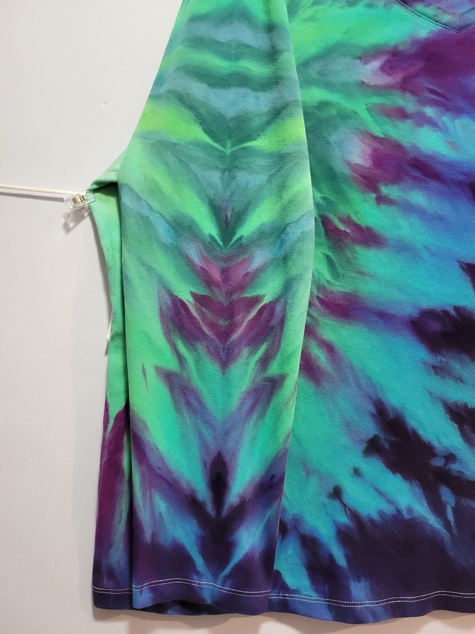 3XL V-neck Long Sleeve, Northern Lights