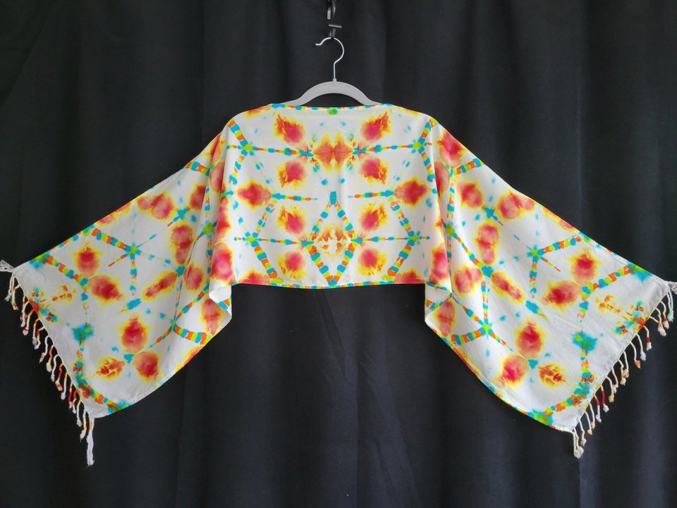 Scarf, Rayon, Fire Prism