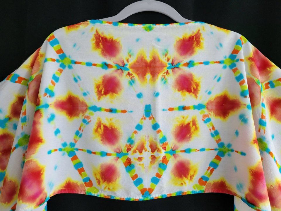 Scarf, Rayon, Fire Prism