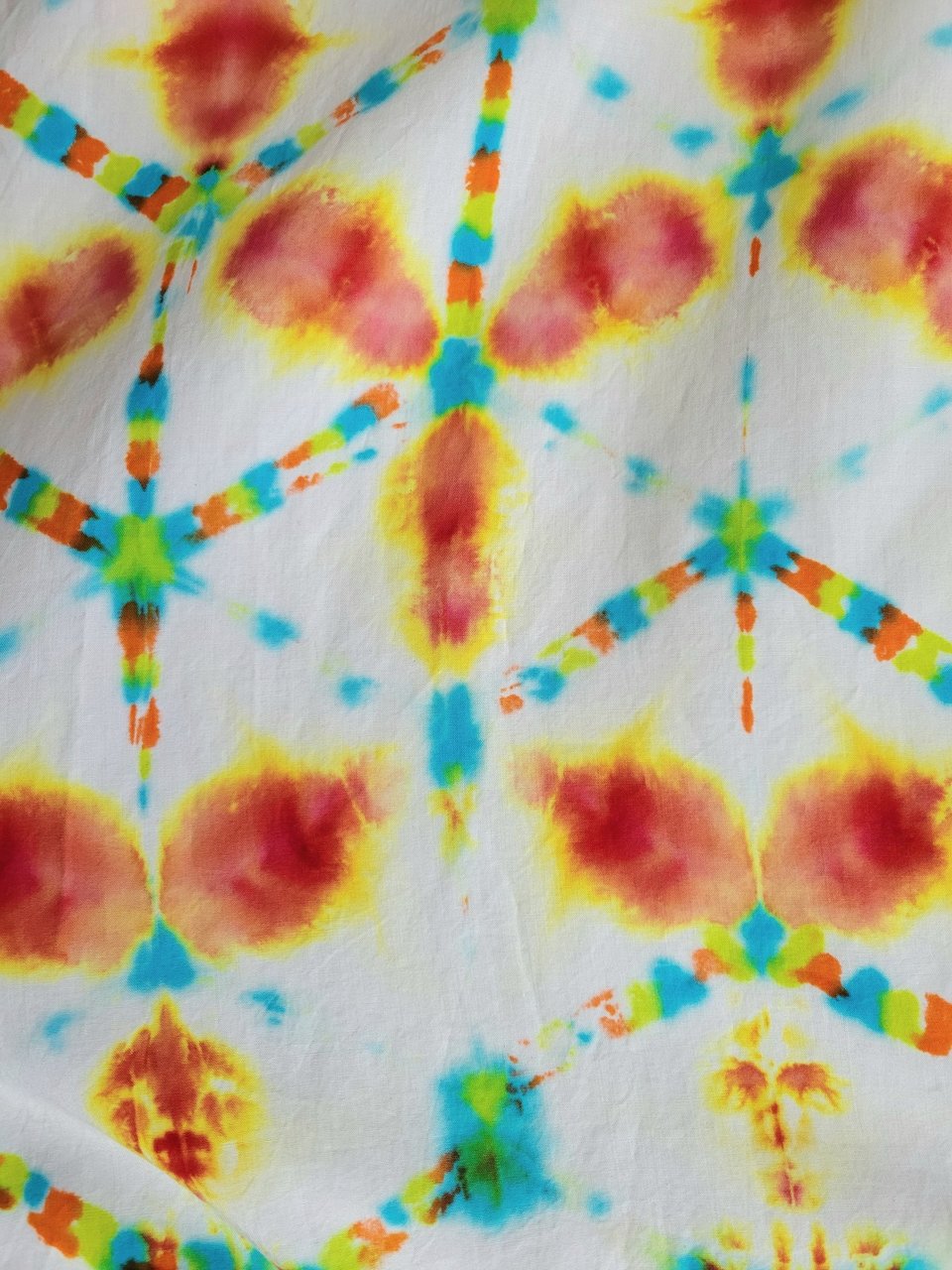 Scarf, Rayon, Fire Prism
