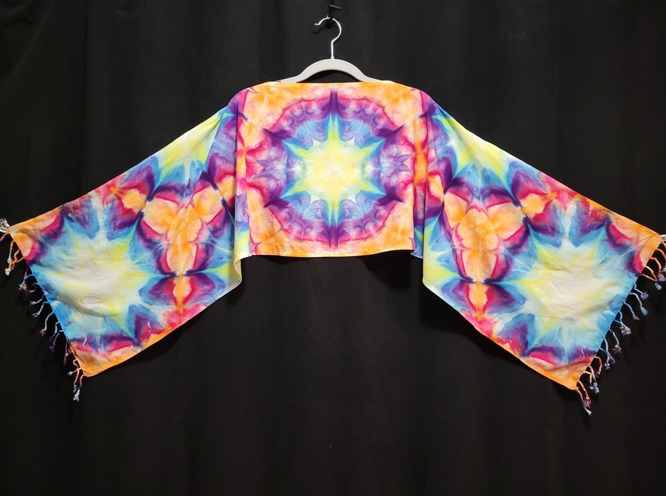 Scarf, Rayon, Rainbow Burst