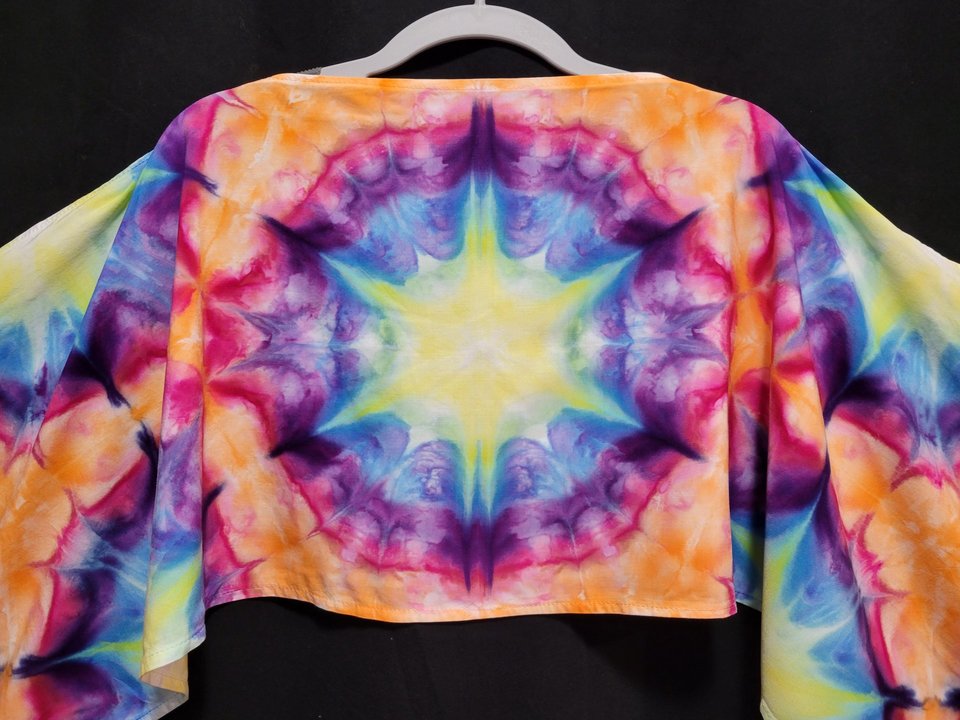 Scarf, Rayon, Rainbow Burst