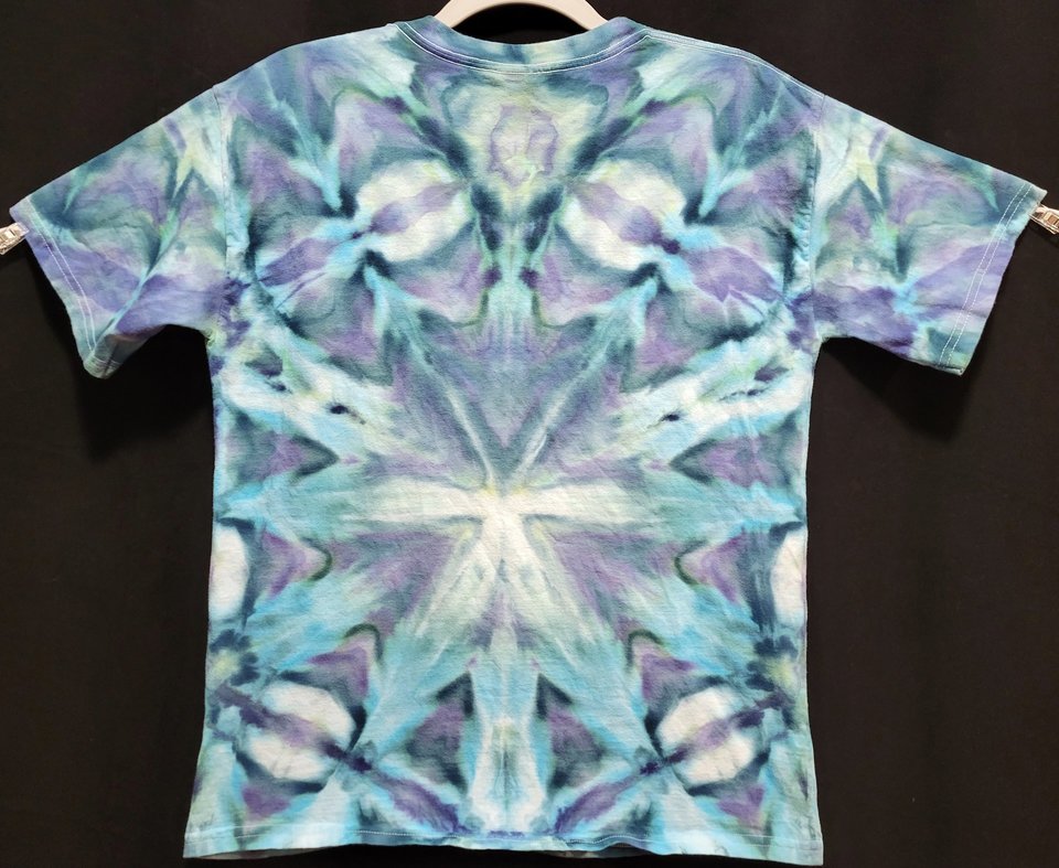 YXL T-shirt, Mystic Teal Star