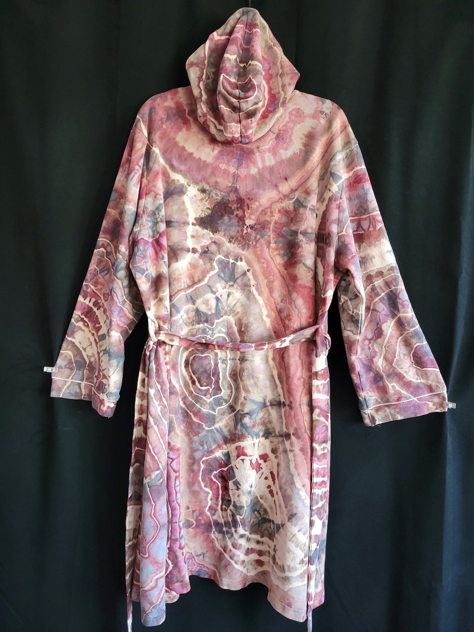 2XL 16-20 Hooded Robe, Plum Port Geode