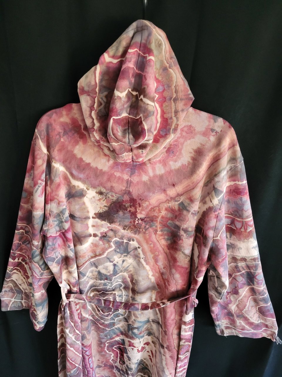 2XL 16-20 Hooded Robe, Plum Port Geode