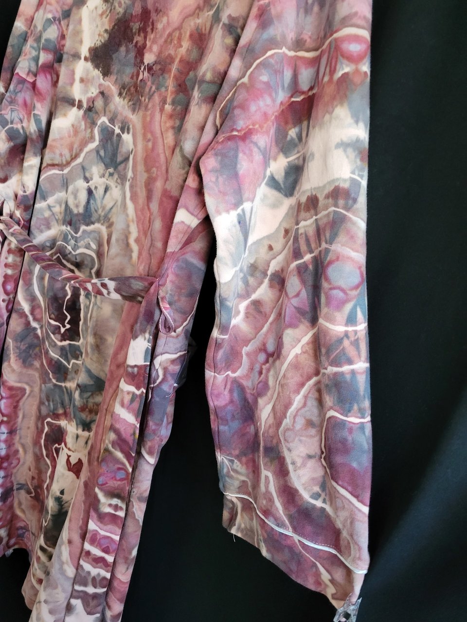 2XL 16-20 Hooded Robe, Plum Port Geode