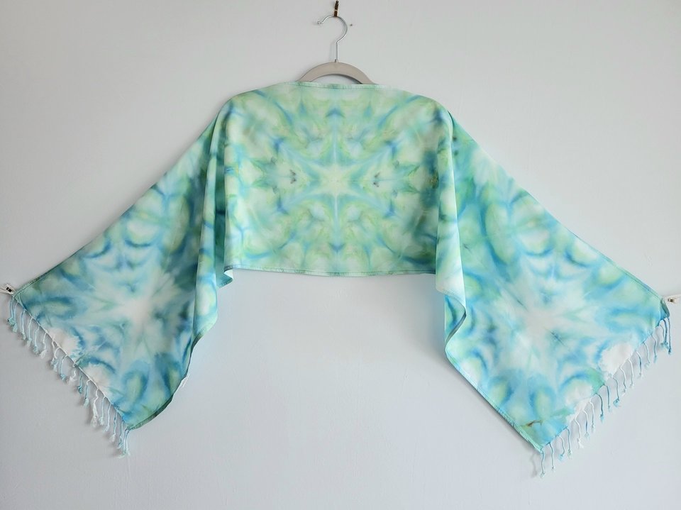 Scarf, Rayon, Mermaid Splash