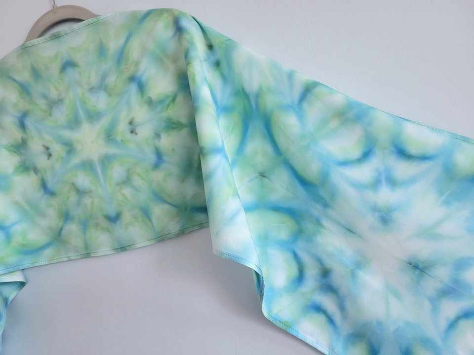 Scarf, Rayon, Mermaid Splash