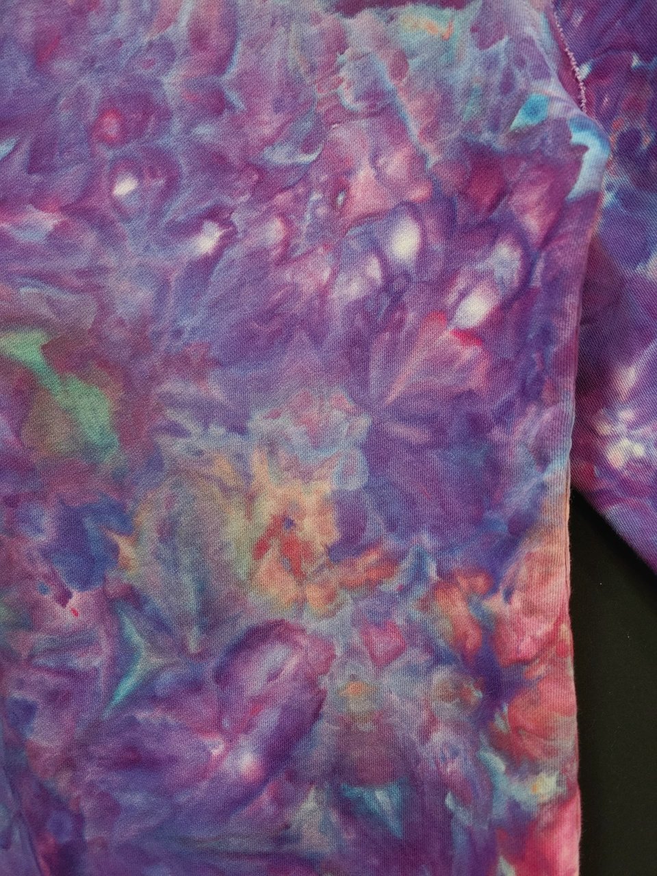 XL Mock Neck, French Terry, Strawberry Skies