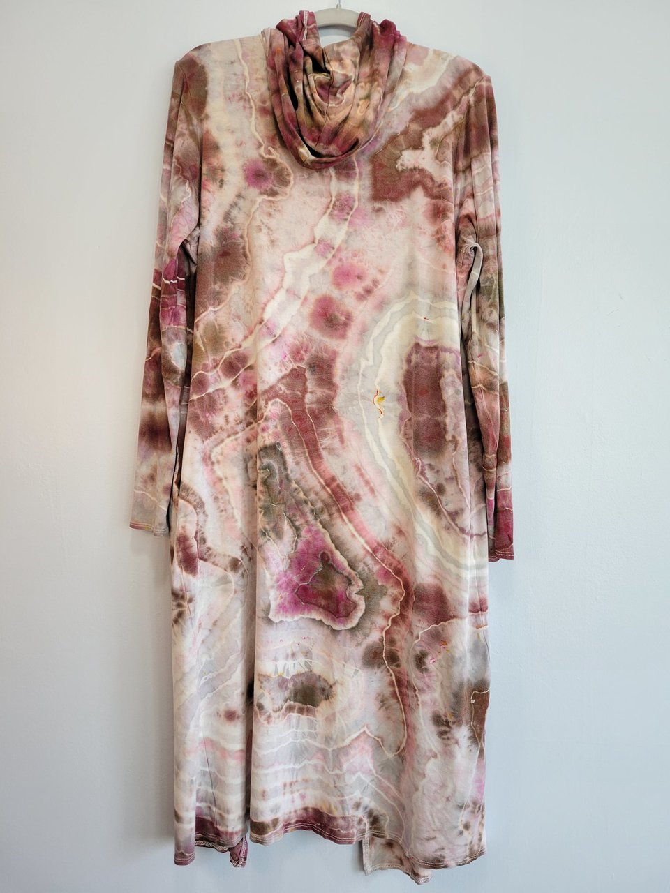 XL Hooded Duster, Winter Berries