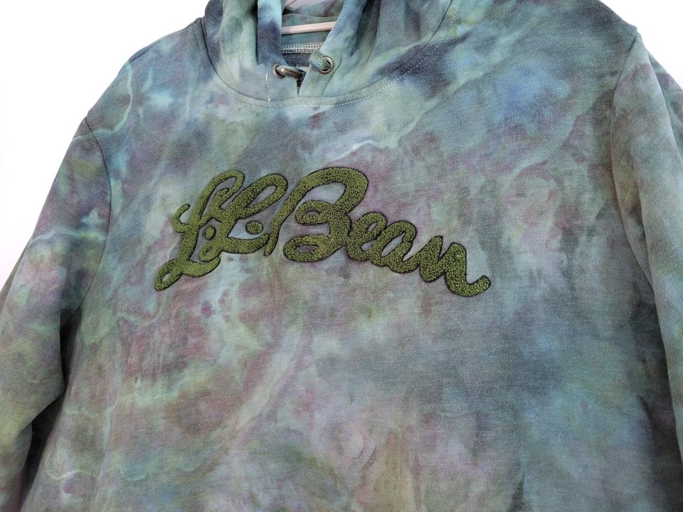 3XL LL Bean Women's Hoodie, Tidal Pool