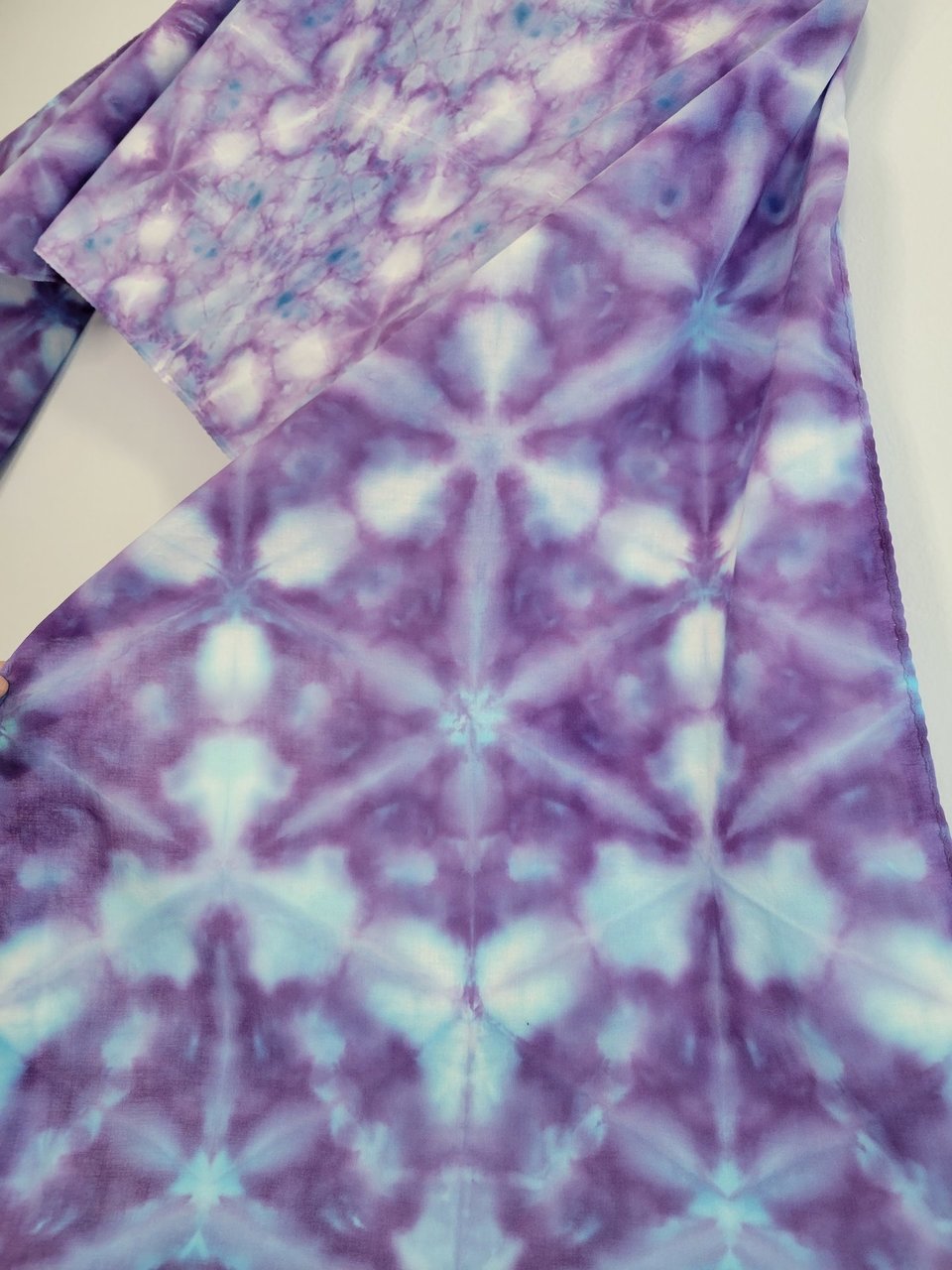 Scarf, Cotton, Evensong Shibori