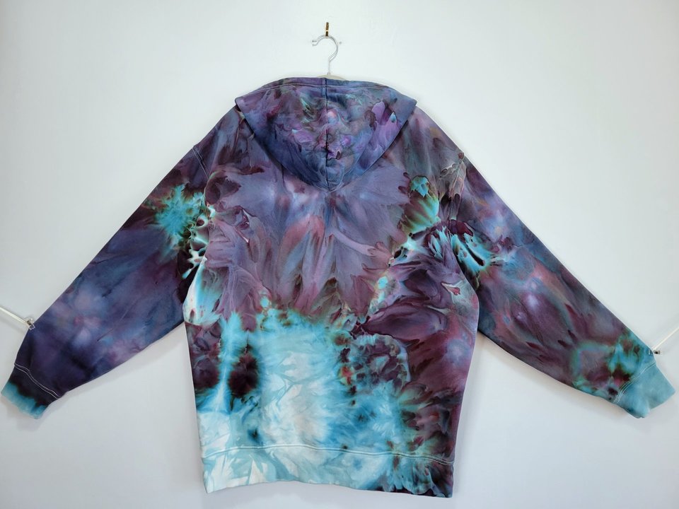 XL Tall Zip-Up Hoodie, Cosmic Storm