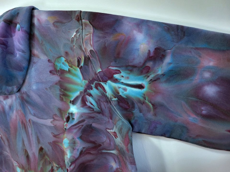 XL Tall Zip-Up Hoodie, Cosmic Storm