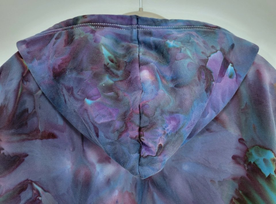 XL Tall Zip-Up Hoodie, Cosmic Storm