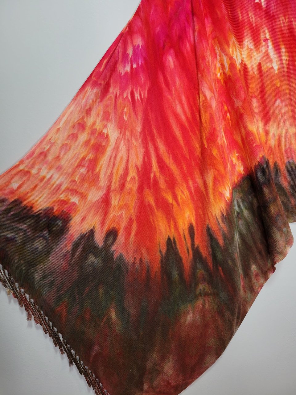 Shawl, Flamingo Wing