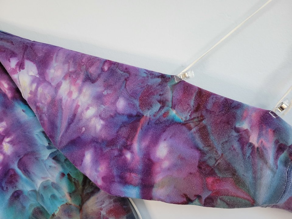 XL Viscose Hoodie, Strawberry Skies