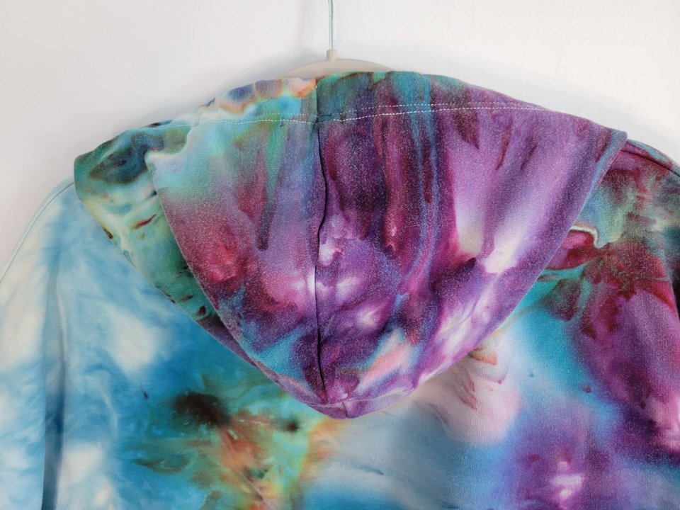 XL Viscose Hoodie, Strawberry Skies