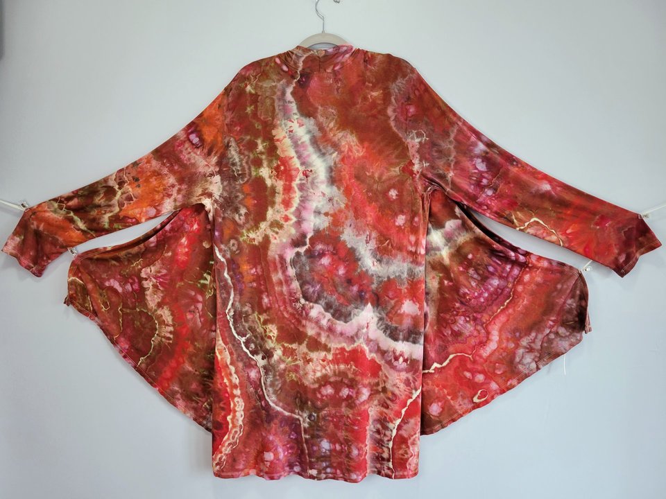 2XL Waterfall Duster, Fire Agate