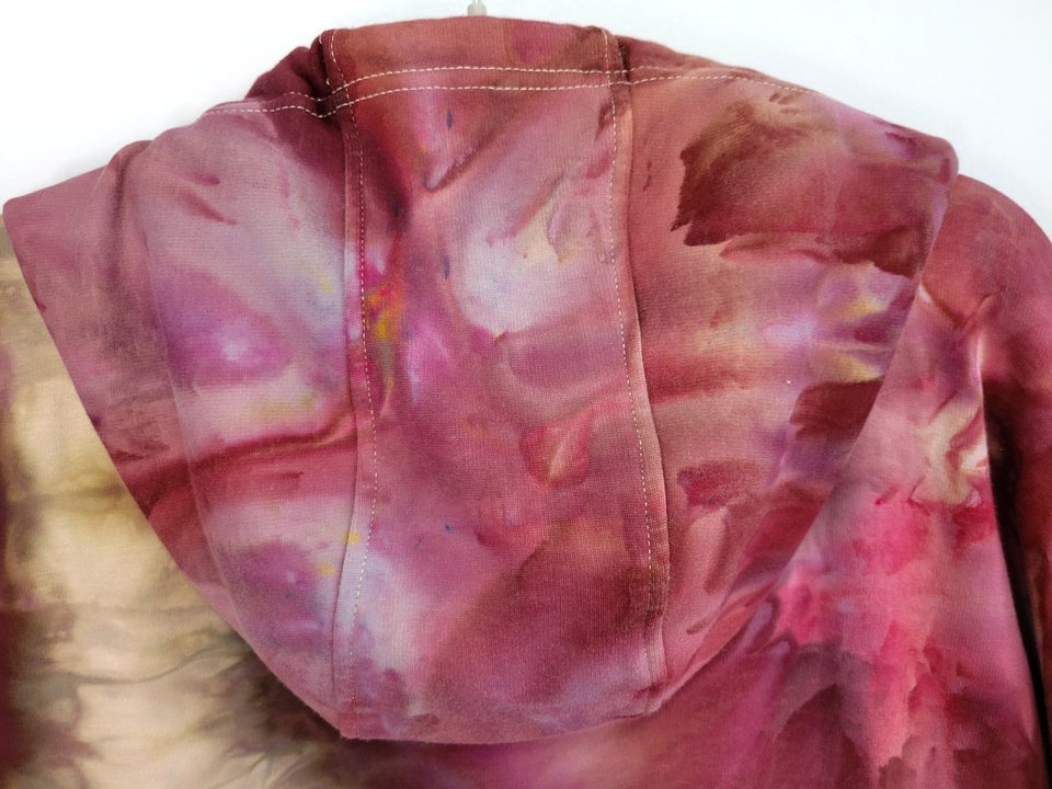 XXL Velour Lined Hoodie, Aged Wine
